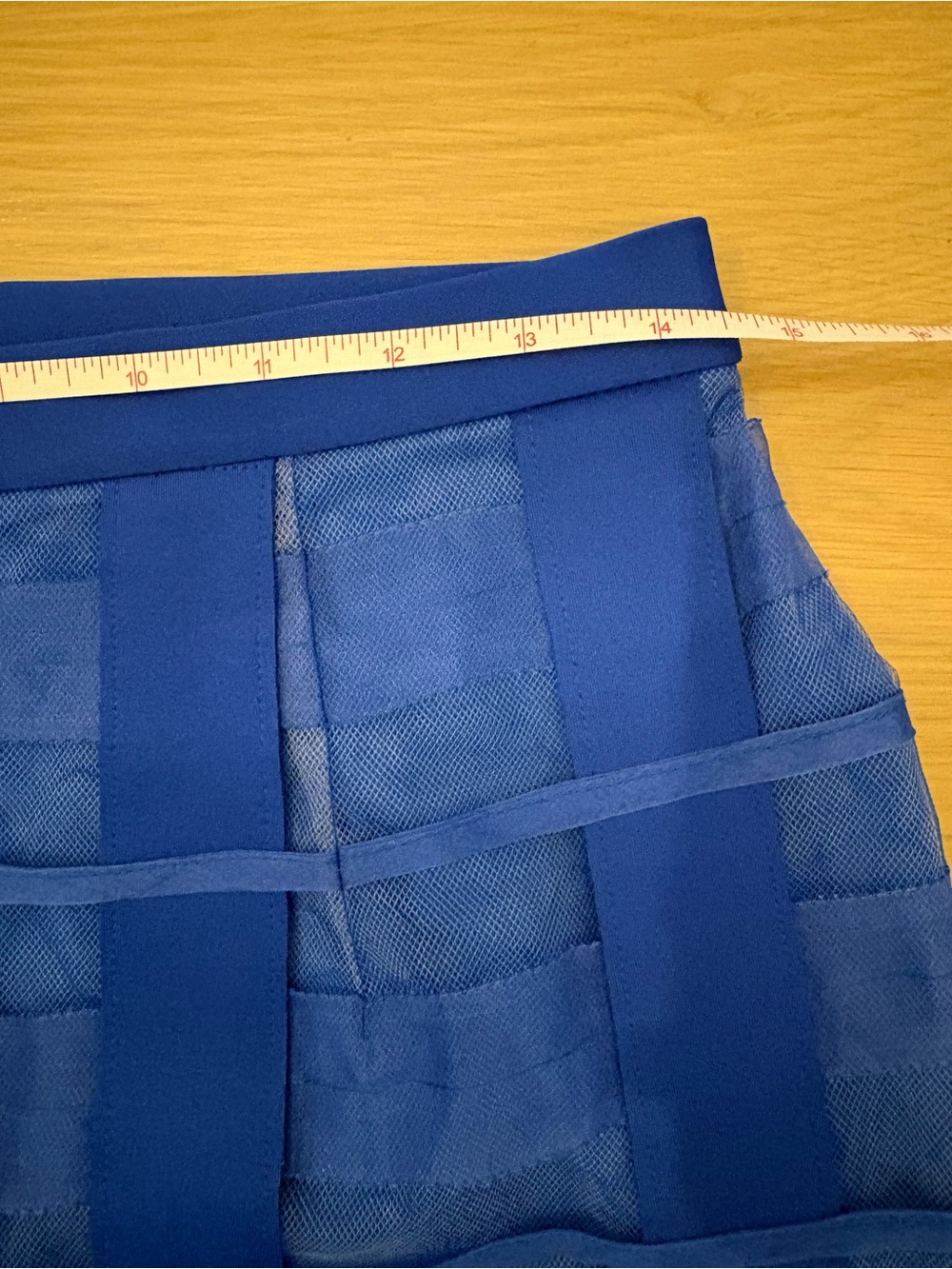 NWT Sachin + Babi Silk Royal Blue Two-Piece Sleeveless Layered Top & Skirt - Picture 9 of 11